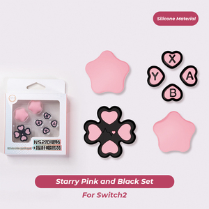 Silicone morbido D-pad croce pulsante pollice adesivo tappo adesivo per Nintendo Switch2 <span class=keywords><strong>Joy</strong></span>-<span class=keywords><strong>Con</strong></span> bottone ABXY accessori per gioco - Product Image 4