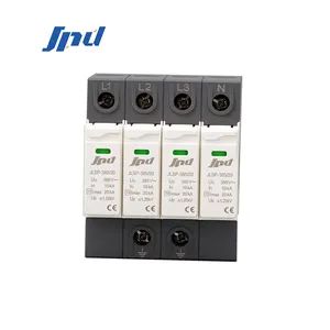 385VAC type 2 ac surge protector 20ka lightning and earthing protection class 2 surge protection device