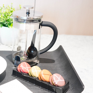 Caffettiera French Press con Pistone <span class=keywords><strong>in</strong></span> Acciaio Inox, Corpo <span class=keywords><strong>in</strong></span> Vetro Borosilicato, Isolamento Termico 6-12 Ore, Caraffa da 800ml - Product Image 5