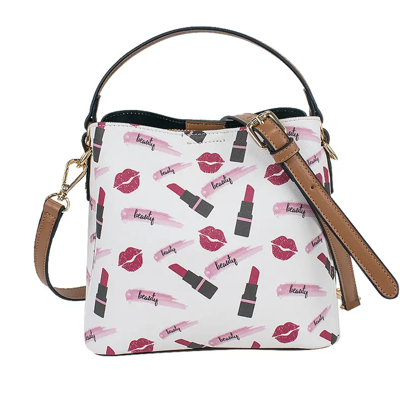 Ladies Fashion Handbag Shopping Crossbody PU Tote Women Shoulder Bag With Adjustable Strap