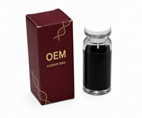 Boîte d'emballage cosmétique rigide haute en carton kraft ondulé, imprimée sur mesure en quadrichromie, avec logo personnalisé, pour ampoules, sérums et flacons de soins de la peau