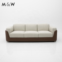 Ensemble de canapé inclinable moderne de luxe M & W Canapé de bureau élégant modulable
