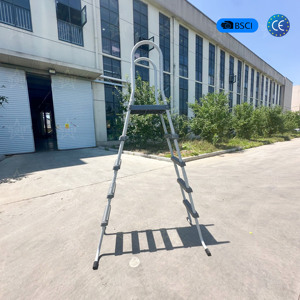 Échelle <span class=keywords><strong>d</strong></span>'entrée de <span class=keywords><strong>piscine</strong></span> à 4 marches, fabrication directe <span class=keywords><strong>d</strong></span>'usine, cadre en acier résistant à la corrosion pour <span class=keywords><strong>piscine</strong></span> gonflable hors sol - Product Image 4