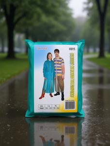 Impermeabile H815 in PE, taglia universale L XL per adulti, ideale per campeggio, viaggi e attività all'aperto. - Product Image 2