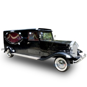 Factory Customized Vintage Black Coffin Carriage Horse Wagon Antique Electric Buggy Electric Funeral Horse Hearse - Product Image 2