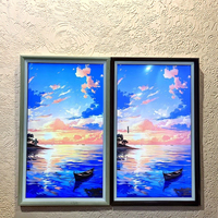 Cadre photo intelligent pour musée 32/98'' avec résolution 4K, rétroéclairage Mini-LED, système d'exploitation Android, affichage d'art numérique artistique 2.1