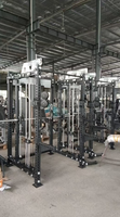 Machine Smith multifonction avec rack de musculation et croisement de câbles tout-en-un pour la maison et le commerce – Équipement de fitness