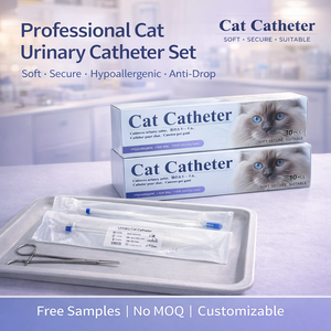 Catéter Urinario Estéril para <span class=keywords><strong>Gatos</strong></span>, Catéter Uretral de 1.0/1.3 mm (Catéter para <span class=keywords><strong>Gatos</strong></span>, Sin Dolor) para Uso Veterinario al Mejor Precio - Product Image 6