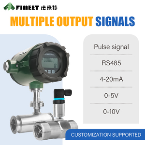 In China vervaardigde roestvrijstalen turbine-stroommeter voor vloeistoffen, medisch, farmaceutisch en gezuiverd water, hoge nauwkeurigheid, precisie, OEM - Product Image 5