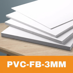 Plaque en PVC rigide blanc PIMA 3 mm 61 x 91 cm, légère, pour fonds et bannières suspendues, service de découpe pour les conventions - Product Image 1