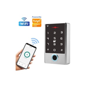 ระบบควบคุมการเข้าออกประตูแบบสแตนด์อโลน Wifi Tuya IP68 กันน้ำ พร้อมแป้นกดรหัส บัตร RFID และระบบสแกนลายนิ้วมือ - Product Image 1