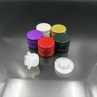 Fermoirs de bouteilles en verre ROPP à personnalisation profonde et à versage facile avec verseur en plastique pour huile de cuisson