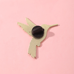 蜂鸟珐琅胸针时尚装饰胸针饰品翻领袋徽章珠宝礼品 - Product Image 4