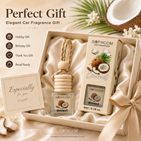 Luxe vloeibare 8ml hangende autoluchtverfrisser glazen fles houten dop parfum natuurlijke verdamping langdurige geurverspreider