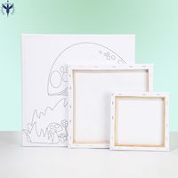 Cadre en toile de coton DIY OEM ODM peint à la main, imperméable et écologique pour la peinture acrylique d'animaux