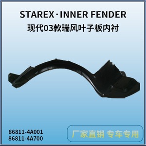 Aile avant Hyundai 2003 en plastique noir, pièce de rechange pour réparation - Product Image 2