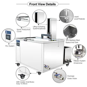 45l 600w 40khz Digital Ultrasonic Cleaner Industrial For Machinery Repair Shops Ultrasonic Washer Machine Manufacturer