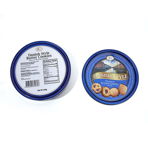 Boîtes <span class=keywords><strong>en</strong></span> métal rondes personnalisées multi-tailles pour biscuits et gâteaux - Product Image 4