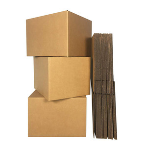 Boîtes en papier ondulé brun, nouveautés, bon marché, pour expédition, livraison gratuite - Product Image 1