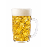Mug à bière en plastique transparent au design moderne personnalisé, 40 oz, durable, écologique, réutilisable pour les fêtes, les mariages, le bar à domicile