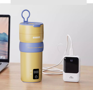 Chaleira elétrica sem fio portátil com 4 Presets Variáveis e Auto Shut-Off para Viagem-Termostato Cup Boiling Cup - Product Image 1