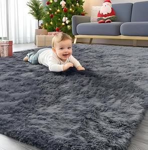 <span class=keywords><strong>Alfombras</strong></span> de área grande para sala de estar, alfombra de dormitorio moderna súper suave y esponjosa, <span class=keywords><strong>alfombras</strong></span> peludas de interior teñidas con lazo para niños - Product Image 1