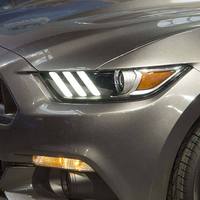 Plaques LED multicolores CQL DRL RGB, feux de jour, ampoules d'éclairage rouge bleu RGBW Demon Eye pour Ford Mustang 2015-2017
