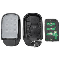Llave Inteligente Universal ZB46-3 de 3 Botones para Auto, Control Remoto de Entrada sin Llave Serie ZB
