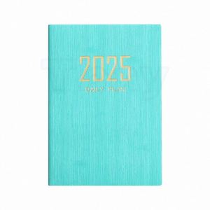 Debossed Gold Stamped logo Dairy Stationary Journal A5 Size Workout Notebook with Bookmark Ribbon - Product Image 5