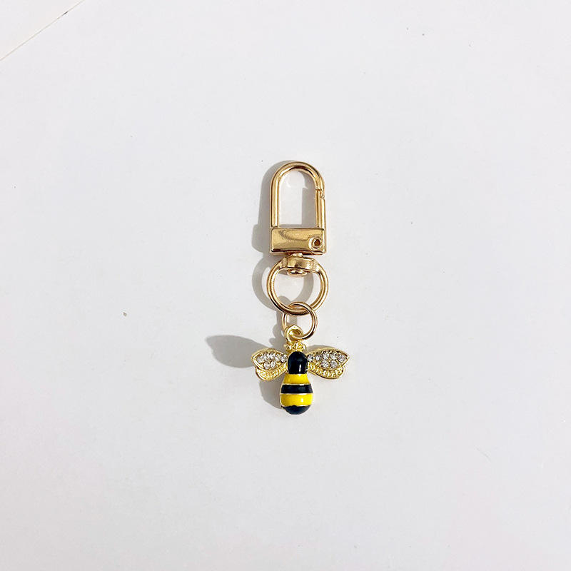 1Enamel Bee Keychain
