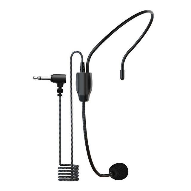 Plug-and-Play Headworn Mic Professional Noise-Cancelling Function Headset Microphone for Multi-Scene Use