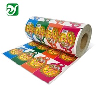 Film d'emballage imprimé double face pour bonbons, chocolats, coupelles blister, film en rouleau personnalisé en papier et plastique