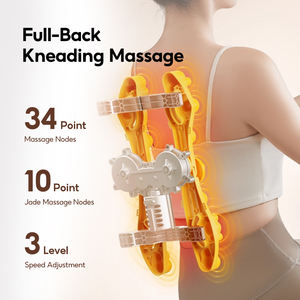 Tragbarer Freizeit-Massagesessel mit Klappfunktion, Vollrücken-Knetmassage, Wärmefunktion, Rollmassage, für Büro und Sofa, Mini Smart Einfacher Relaxsessel - Product Image 6