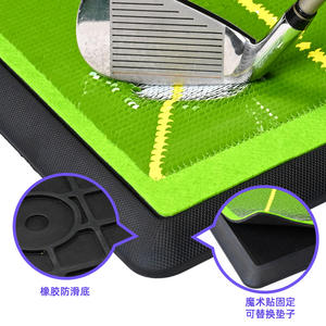 Tapete de práctica de golf de goma con superficie antideslizante con lentejuelas para entrenamiento de golf y otros deportes con pelota - Product Image 2
