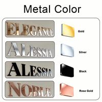 Enseigne LED 3D personnalisable de haute qualité, lettres de logo rétroéclairées en métal pour café, Swift Bite, enseigne murale pour magasin de détail
