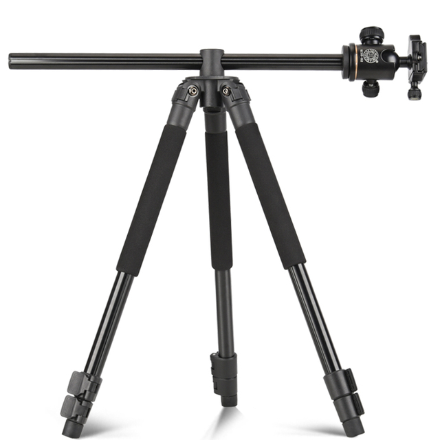 QZSD-308H Camera Transverse Center Tripod 63.3" With Bag Panoramic Shooting for DSLR Camera Video Camcorder