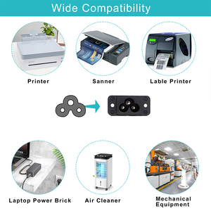 Cordon ca IEC C14 à IEC C5 18AWG 110v cordons d'alimentation rallonges 1.8M/6FT - Product Image 5