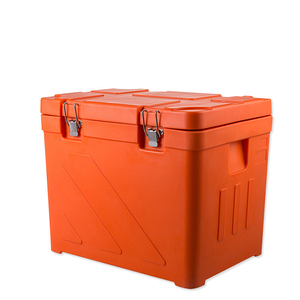 Caja de refrigeración para exteriores, enfriador duro para contenedor de senderismo, pesca, acampada, rotocolor, 30/50/70/100L