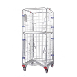 Chariot de manutention pliable robuste en acier, chariot à roulettes pour linge - Product Image 2