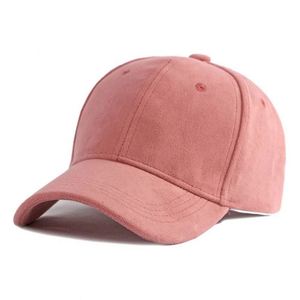 Casquettes de baseball en daim personnalisées avec logo, unisexe, couleur unie, pour femmes, vente en gros - Product Image 3