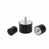 Amortisseur Cylindrique en Caoutchouc Type VE, Dispositif d'Isolation Anti-Vibration, Patin Antichoc pour Moteur NHE04