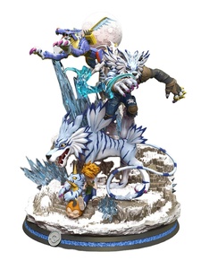 GD Garuru Digimon Garuru, cadena de evolución, tiranosaurio, mano Do GK, estatua colgante, modelo - Product Image 2