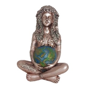 Adorno de Resina de 30 cm, Diseño de la Tierra <span class=keywords><strong>Madre</strong></span>, para Exteriores, Estilo Milenio Gaia, Arte Bonsái, <span class=keywords><strong>Diosa</strong></span> Abstracta, Grabado Chino - Product Image 5