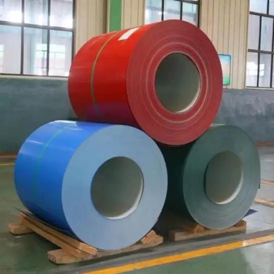 Nhà máy sản xuất ppgi màu tráng và prepainted sản phẩm thép trong cuộn dây cho tấm lợp kim loại