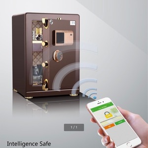 Coffre-fort moderne anti-vol Hengfa Fdx-Ad-35A3 35 kg avec empreinte digitale et mot de passe, type sur pied, pour entreprises et sociétés - Product Image 3