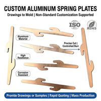 Plaques à ressorts en aluminium sur mesure, pièces estampées, composants métalliques OEM personnalisés pour applications industrielles