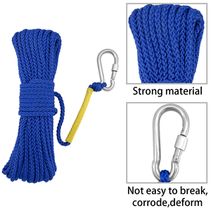 Filo di ancoraggio per accessori marini con gancio blu in <span class=keywords><strong>Nylon</strong></span> e multifunzione - Product Image 3
