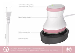 Mini máquina portátil de impresión por sublimación htv, máquina de impresión de pegatinas de logotipo de transferencia térmica para camisetas de vinilo, artesanías, ropa, color rosa - Product Image 2