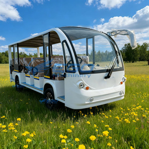 Voiture de tourisme électrique populaire 14 places blanche, bus de tourisme électrique urbain, véhicule de tourisme - Product Image 2