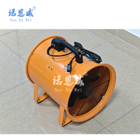 Ventilateur d'évacuation d'air portable 8 "   Ventilateur axial à flux axial en fonte galvanisée AC 220V 50/60Hz CE